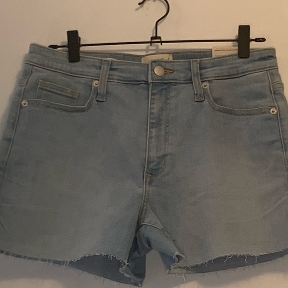 Universal Thread High Rise Midi Jean Shorts - Picture 1 of 7